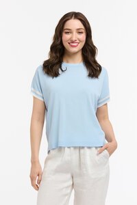 Urban Luxury Knit Top Stripe Cuffs