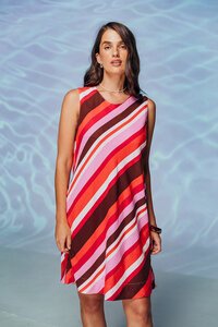 Foxwood Guava Stripe Dress