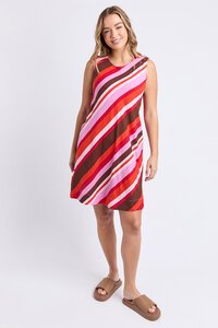 Foxwood Guava Stripe Dress