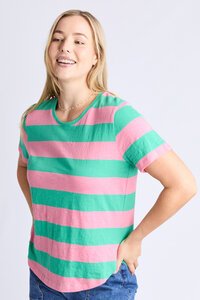 Elm Spritz Stripe SS Tee