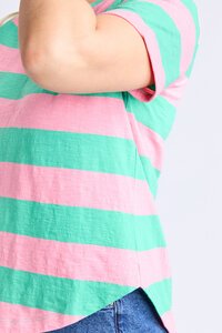 Elm Spritz Stripe SS Tee