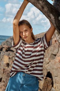 Betty Basics Relax Boxy Stripe Tee