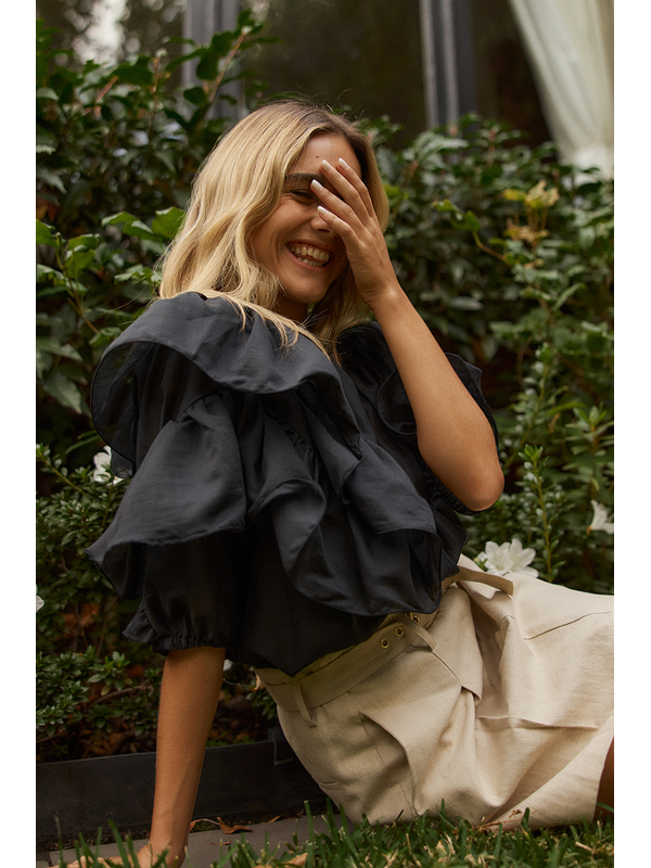 Fate + Becker Celeste Ruffled Blouse