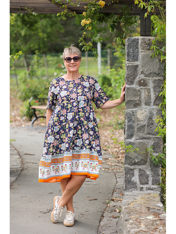 Glam Midnight Petal Dress