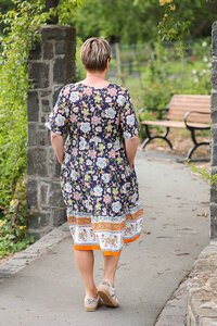 Glam Midnight Petal Dress