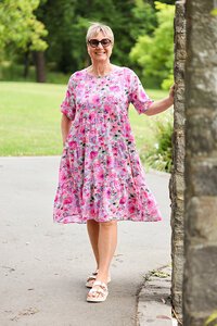 Glam Pink Zephyr Dress