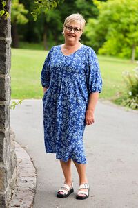 Glam Blue Tidal Dress