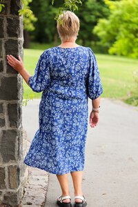 Glam Blue Tidal Dress