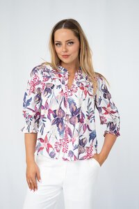 Fria The Label Hyacinth Gather Detail Blouse