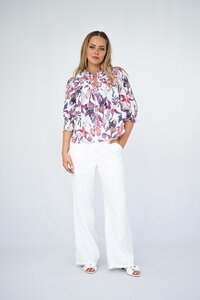 Fria The Label Hyacinth Gather Detail Blouse