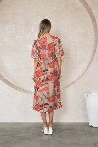 Fria The Label Big Floral Midi Dress