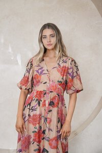 Fria The Label Big Floral Midi Dress