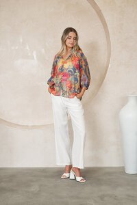 Fria The Label Baroque Rose Blouse