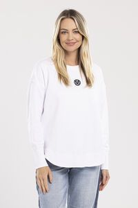 Mi Moso White Ena Sweater