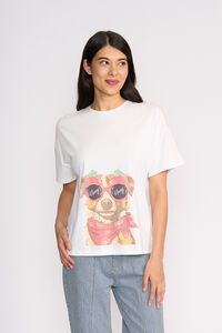 Foil Boxy SS Woofmas Tee