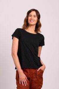 Foil Plain Double Up Tee