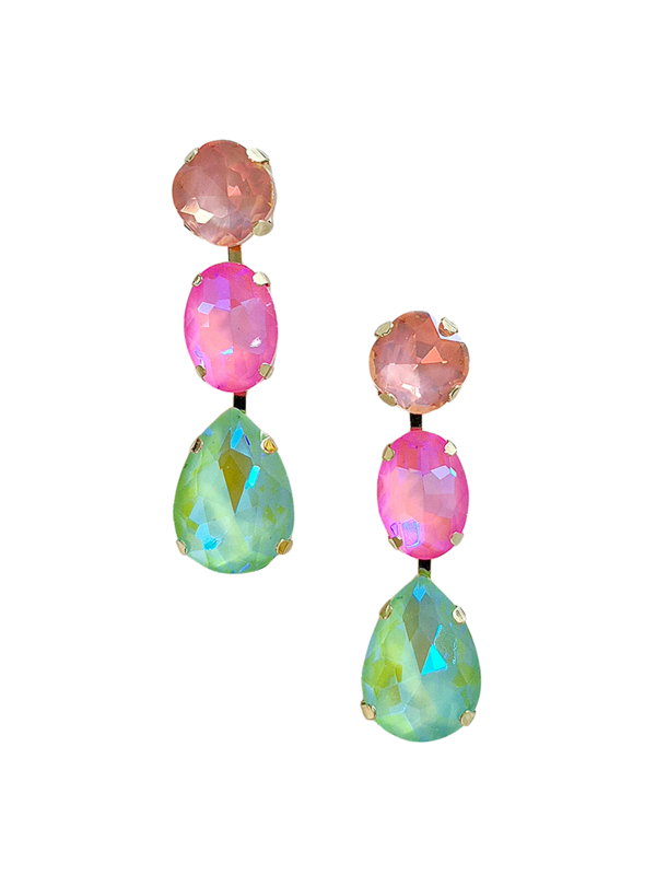Zoda Statement Gem Earring Multi