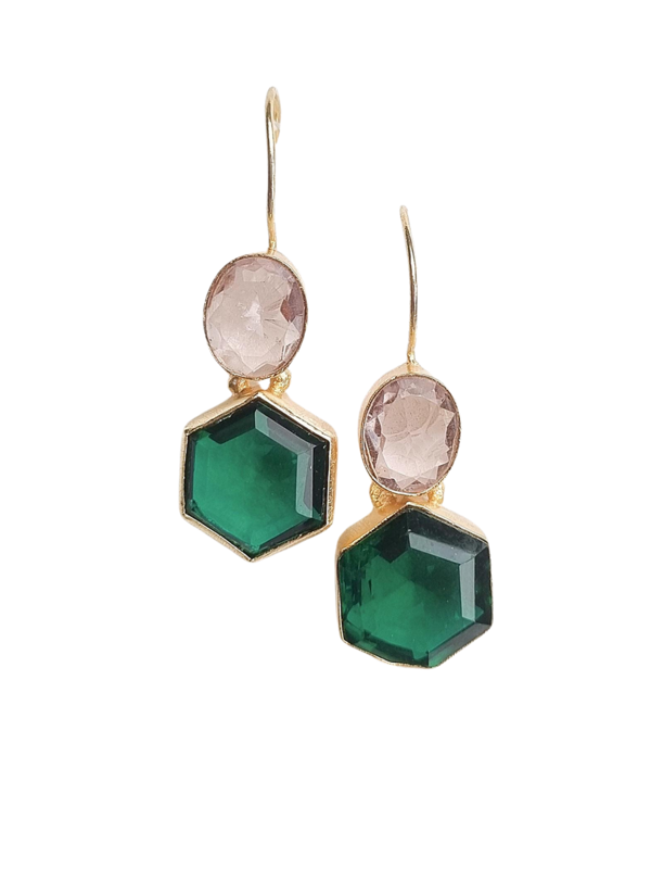 Zoda Gold Drop Earring
