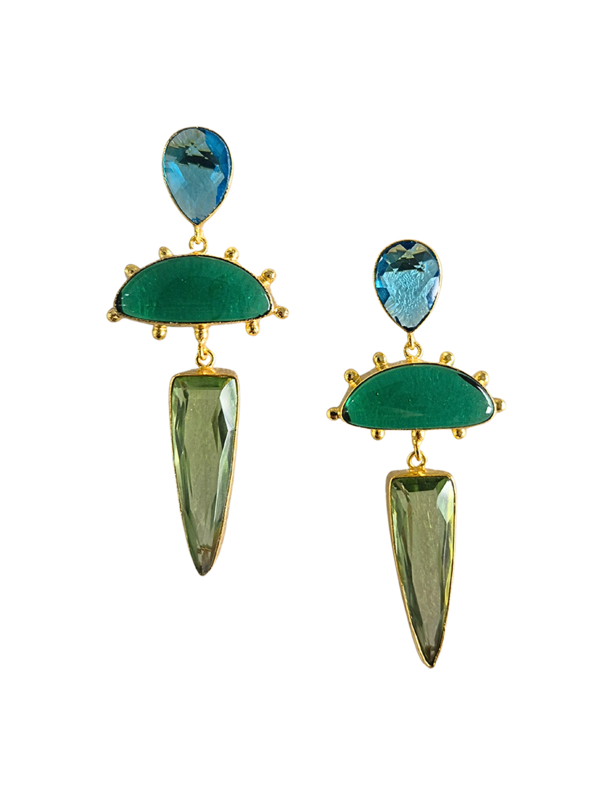 Zoda Statement Gem Earring