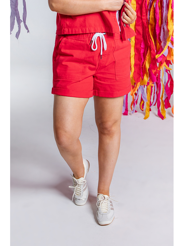 Elm Emma Relaxed Short Poppy