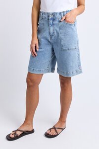 Elm Atlas Long Denim Short