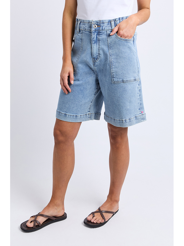 Elm Atlas Long Denim Short