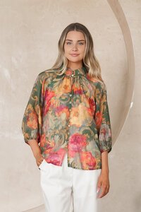 Fria The Label Baroque Rose Blouse