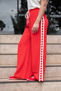 Fria The Label Heart Tape Pants