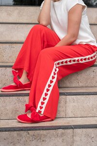 Fria The Label Heart Tape Pants