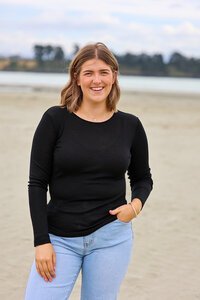 Foil Essential Crew Neck Top