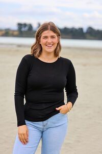 Foil Essential Crew Neck Top