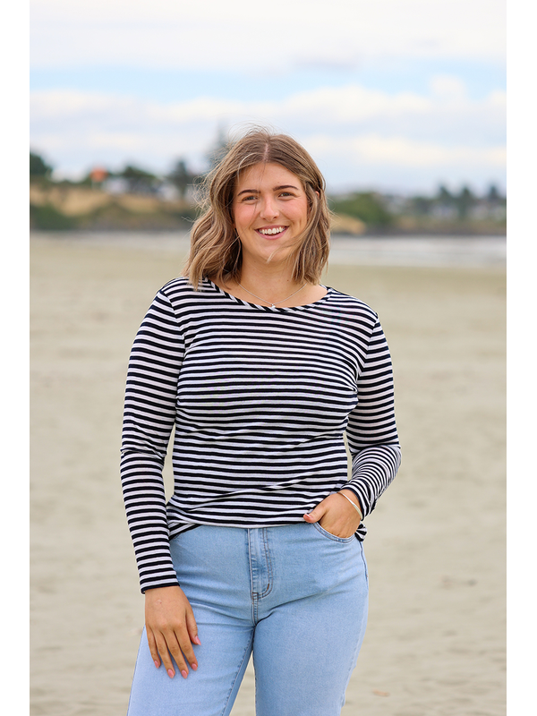 Foil Essential Crew Neck Top