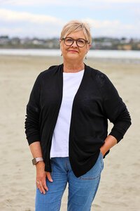 Foil Essential Gather Back Cardigan