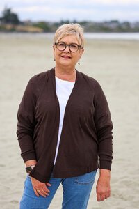 Foil Essential Gather Back Cardigan