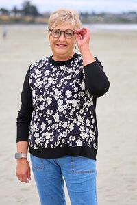 Memo Contrasting Front Top