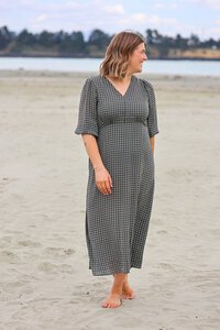 Foil Cuff + Flow Line Work Dress