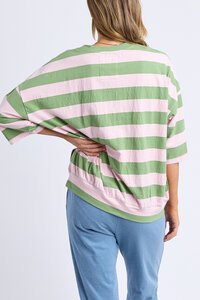 Elm Mazie Block Stripe Sweat