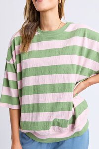 Elm Mazie Block Stripe Sweat