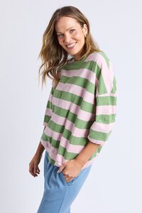 Elm Mazie Block Stripe Sweat