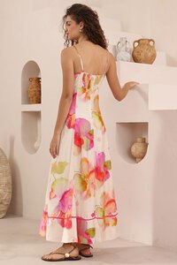 Iris Maxi Cutout Floral Midi Dress