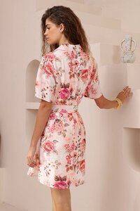 Iris Maxi Blossom Mini Shirt Dress
