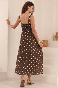 Iris Maxi Tie Front Maxi Dress