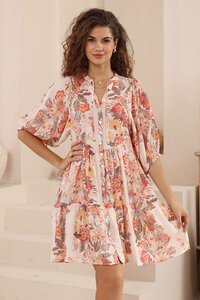 Iris Maxi Floral Baby Doll Dress
