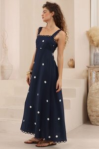 Iris Maxi Polka Dots Maxi Dress