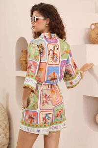 Iris Maxi Patchwork Playsuit