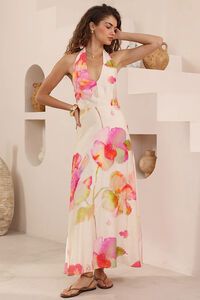 Iris Maxi Halter Neck Maxi Dress