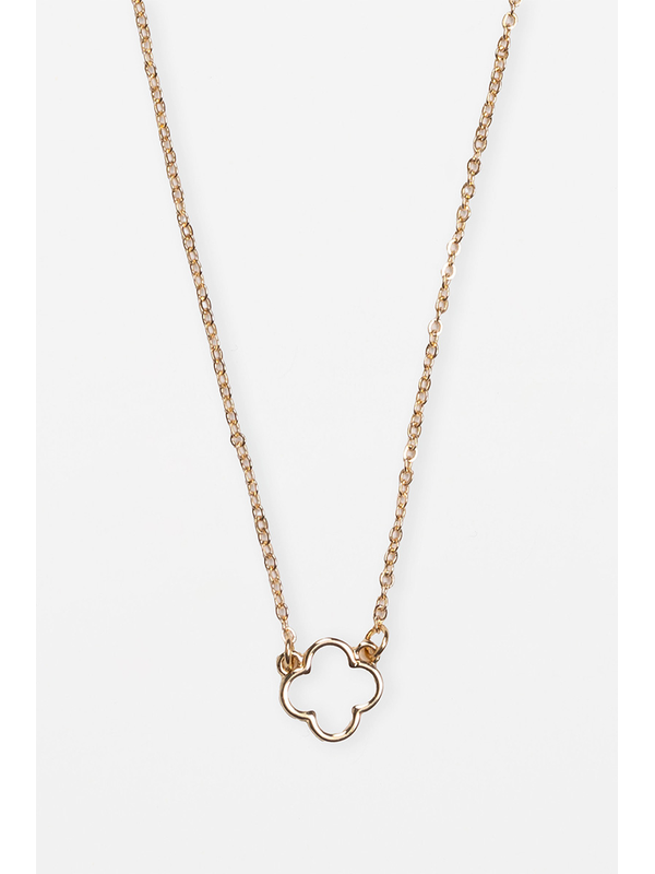 Stella + Gemma Flower Cutout Necklace