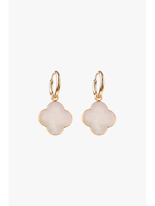 Stella + Gemma Clover Shell Earring