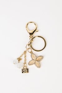 Stella + Gemma Flower+ Lock Keychain