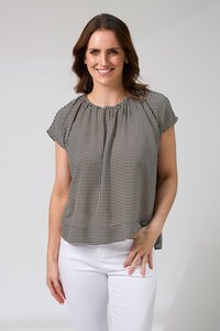 Stella + Gemma Clio Blouse - Fish Scale